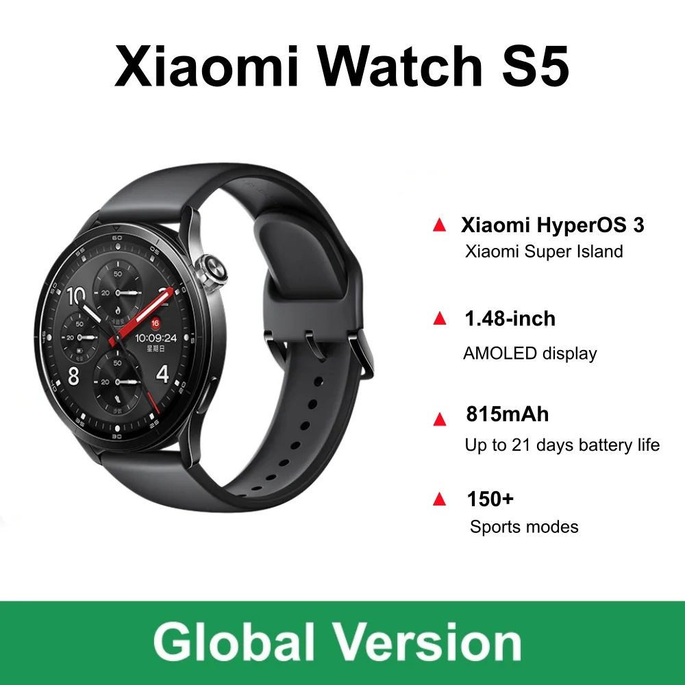 Fall Detection Watch - Versión Global Xiaomi Watch S5 Smartwatch