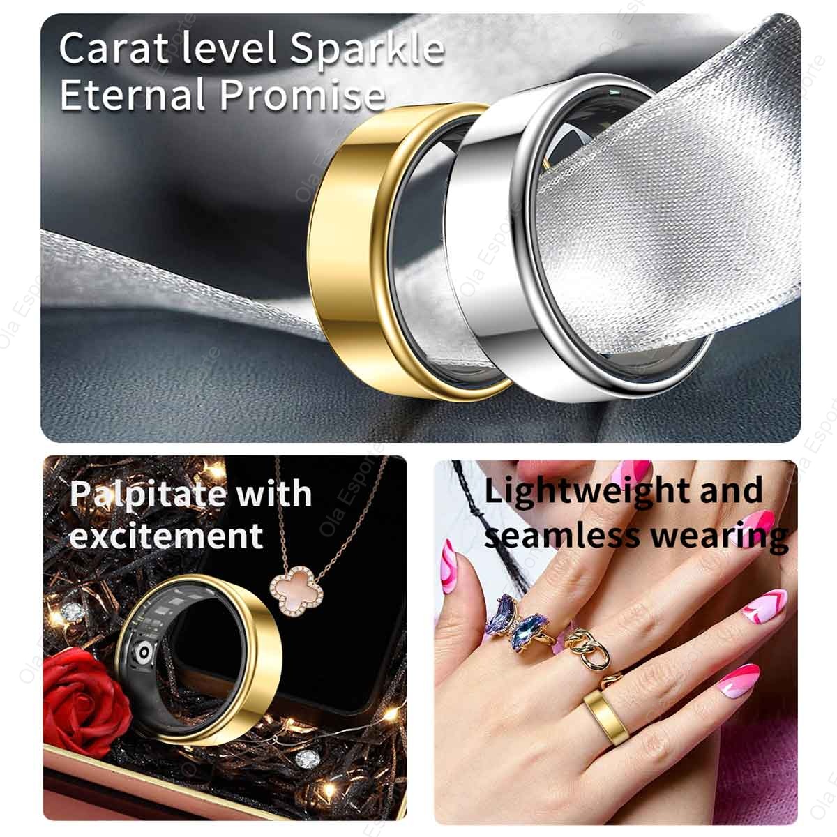 Anillo inteligente R09 para ho - Temperature Ring Skin reseña y precio