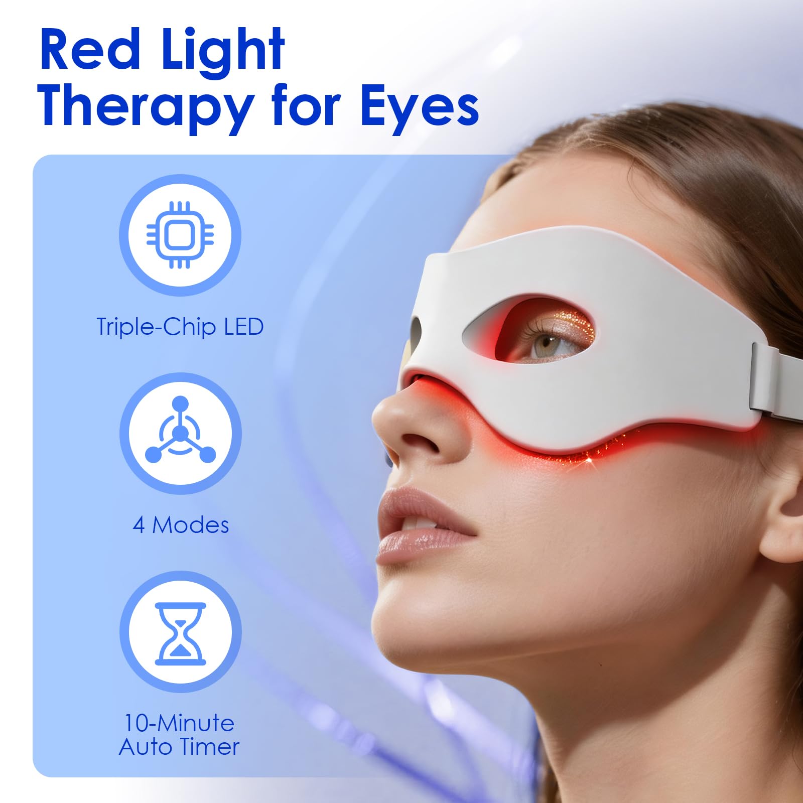 Masajeador de Ojos 3D con Luz  - Light Therapy Glasses reseña y precio